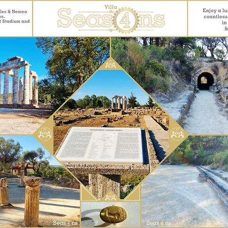 Four Seasons Relaxing Villa Akrata Exterior photo